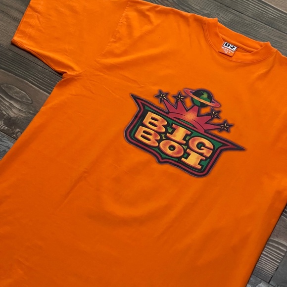Vintage 2000s Outkast Big Boi The World Is Too Big Rap Tee Size XL